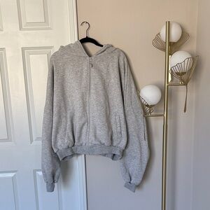 Blogilates Oversized Zip-Up Sweater